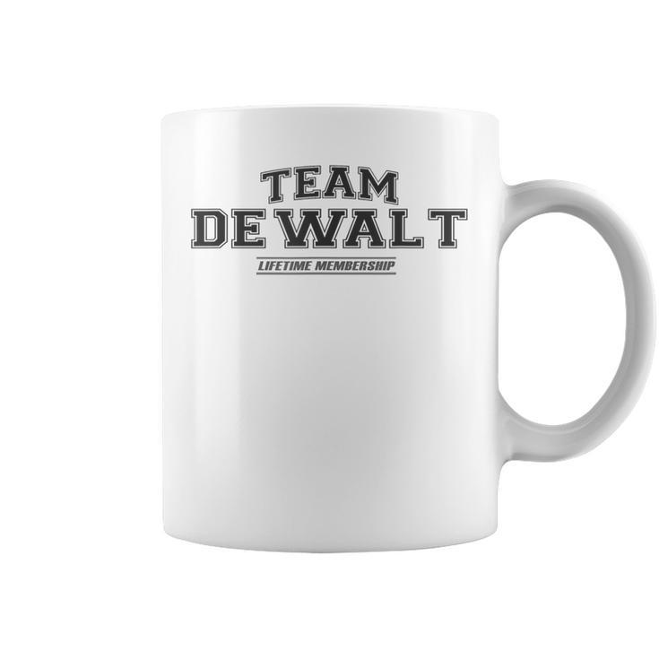 Team Dewalt Proud Family Surname Coffee Mug
