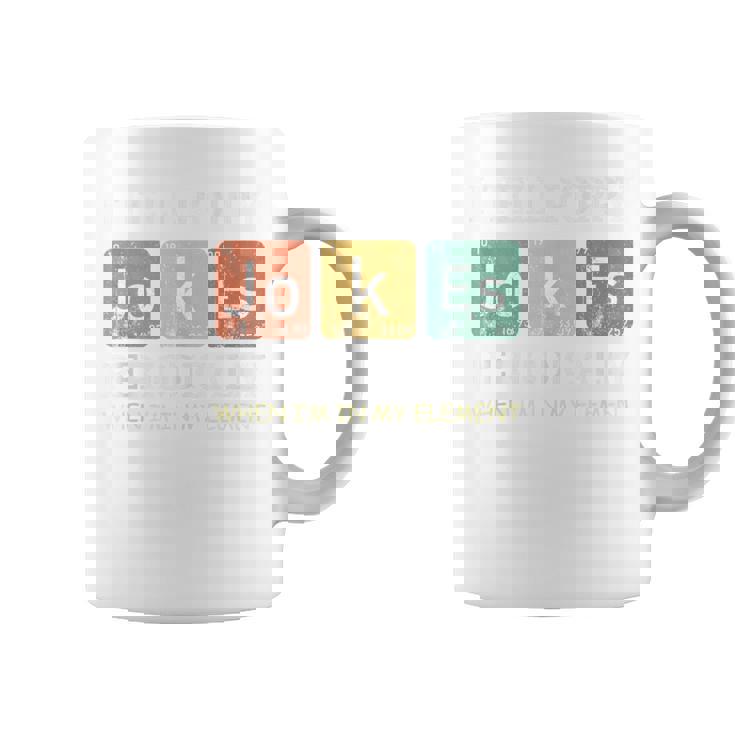 I Tell Poppy Jokes Periodically Element Vintage Father's Day Coffee Mug