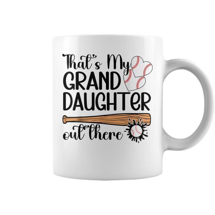That's My Granddaughter Out There Softball Grandma Coffee Mug