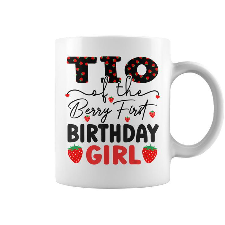 Tio Of The Berry First Birthday Girl Sweet Strawberry Bday Coffee Mug