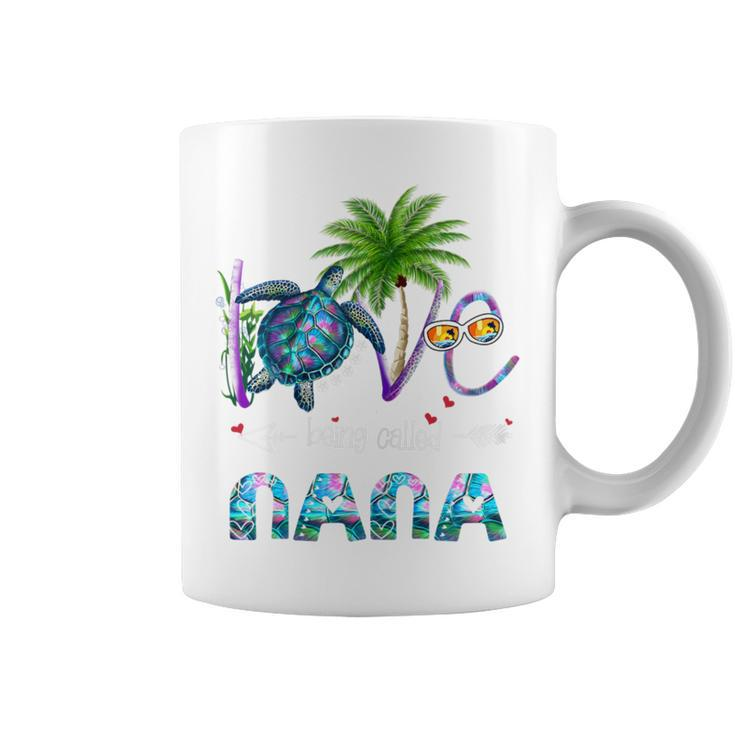 Turtle Nana Love Being Called Nana Turtle Coffee Mug