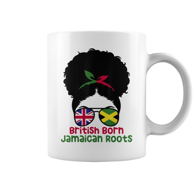 Uk British Grown Jamaican Roots Messy Bun Coffee Mug