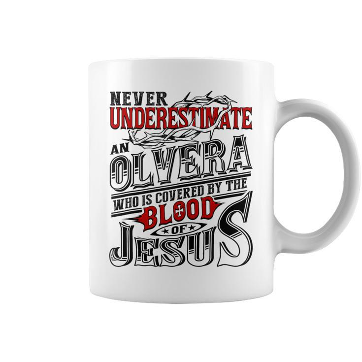 Underestimate Olvera Family Name Coffee Mug