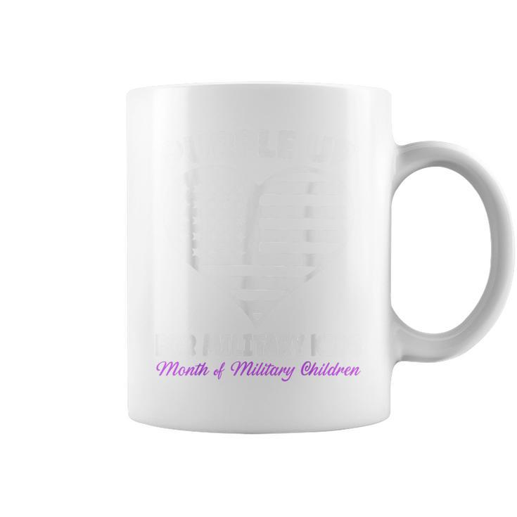 Usa Flag Military Child Month Coffee Mug