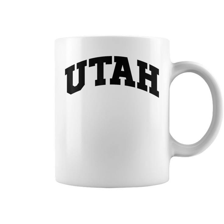 Utah College University Text Style Coffee Mug