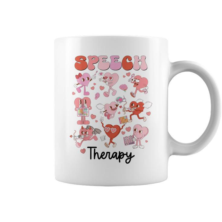 Valentines Day Speech Therapy Therapist Slpa Slp Valentine Coffee Mug