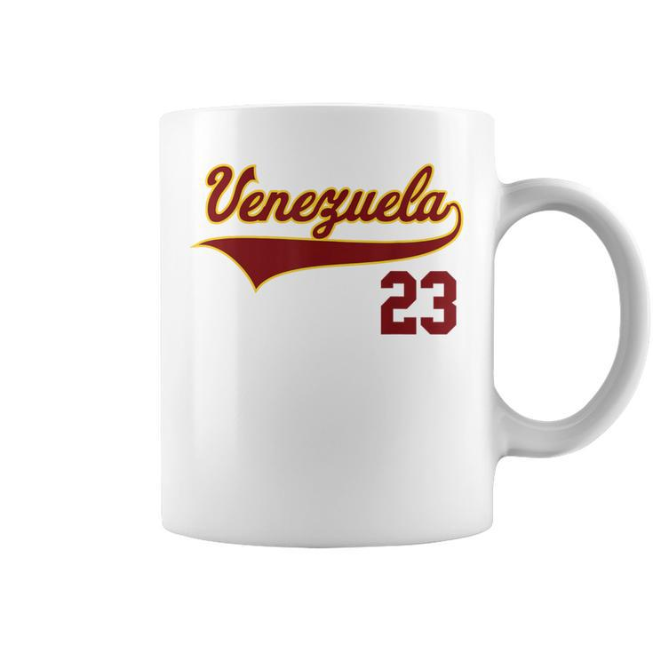 Venezuela Baseball Franela Vinotinto Beisbol 23 Coffee Mug