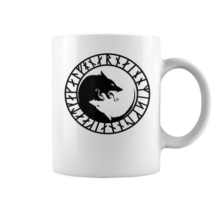 Viking Rune Ulfhednar No Mercy Only Violence Norse Coffee Mug