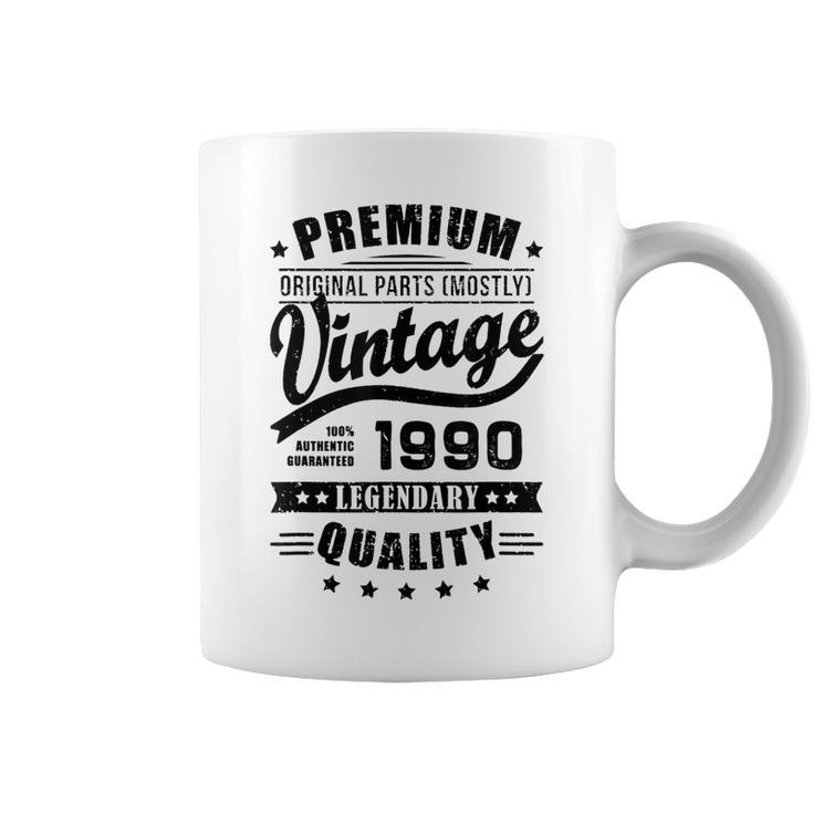 Vintage 1990 T For Retro 1990 Birthday Coffee Mug