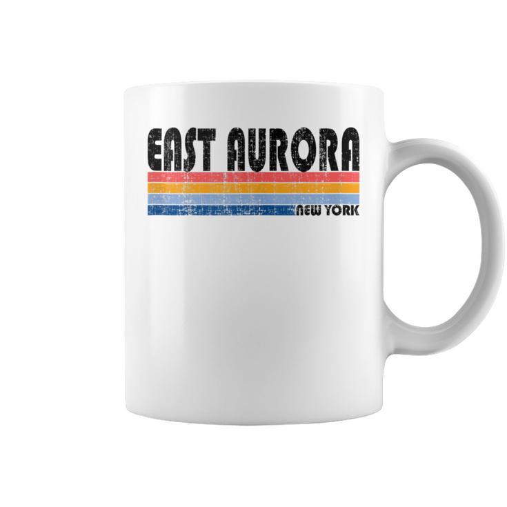 Vintage 70S 80S Style East Aurora Ny Coffee Mug