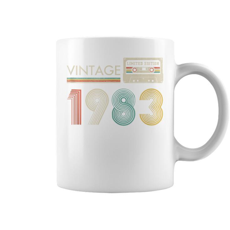 Vintage Cassette Limited Edition 1983 Birthday Coffee Mug