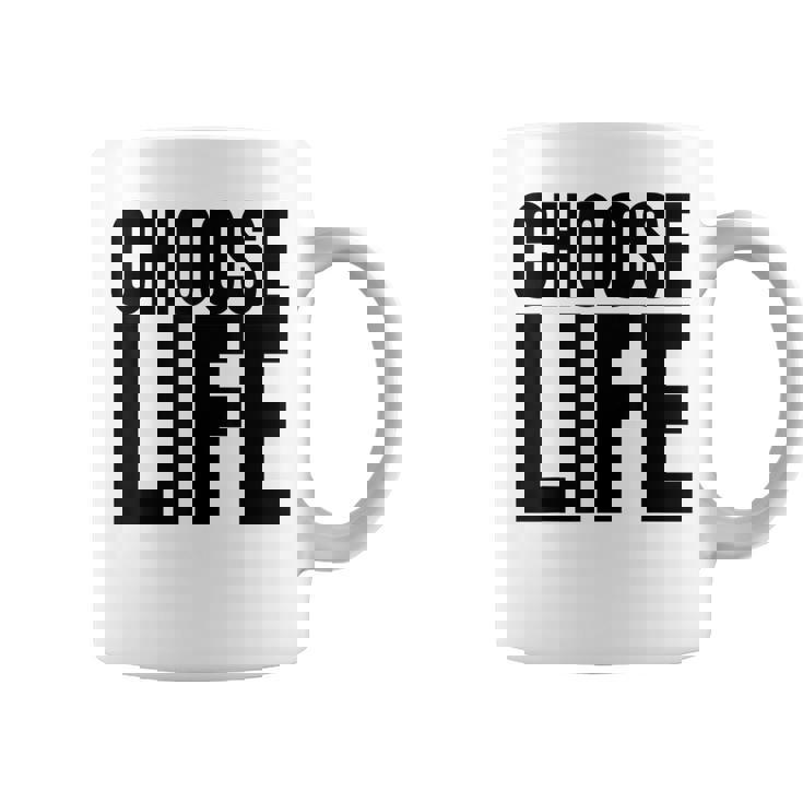 Vintage Choose Life Les Meilleures Habitudes De Conscience De Soi Des Années 80 Tasse