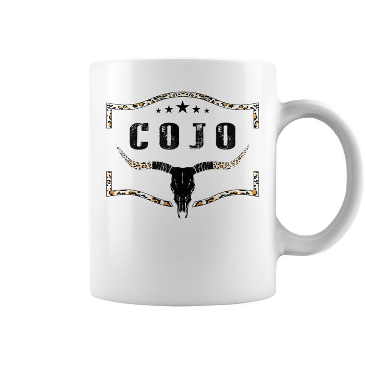 Vintage Cojo Bull Skull Country Music Coffee Mug