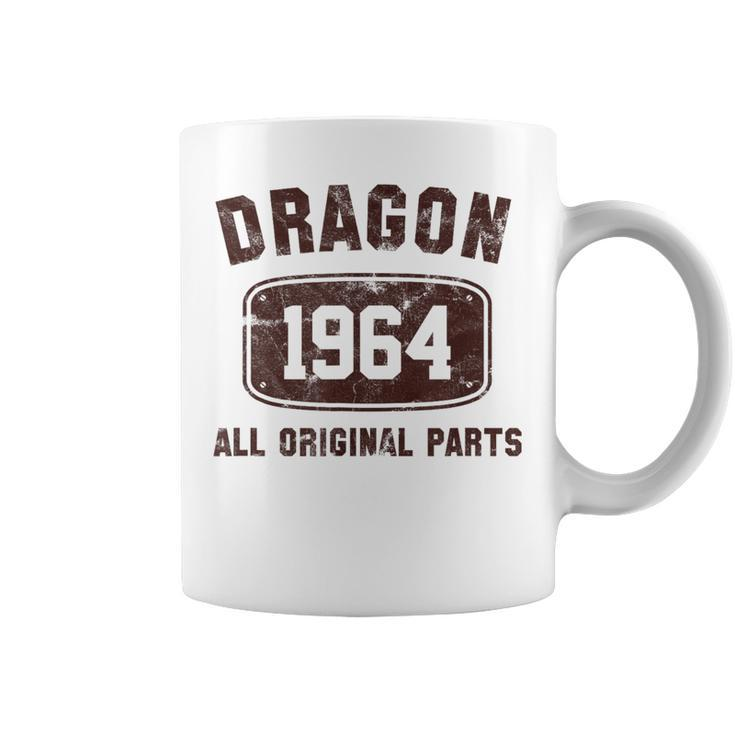 Vintage Dragon Born In 1964 Chinese Year Of The Dragon Bday Coffee Mug