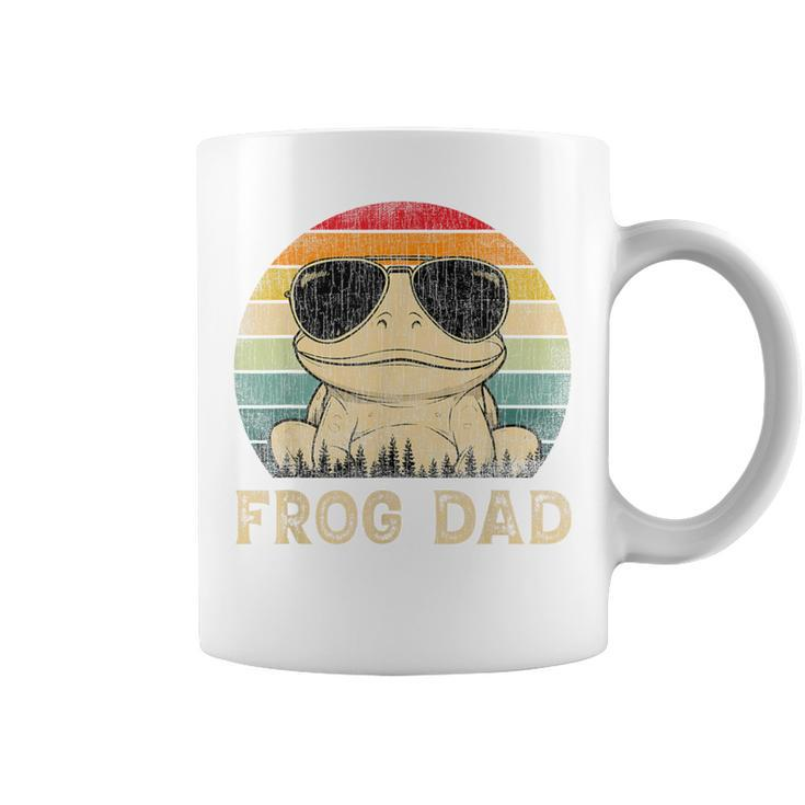 Vintage Frog Dad Frog Lovers Daddy Father's Day Coffee Mug