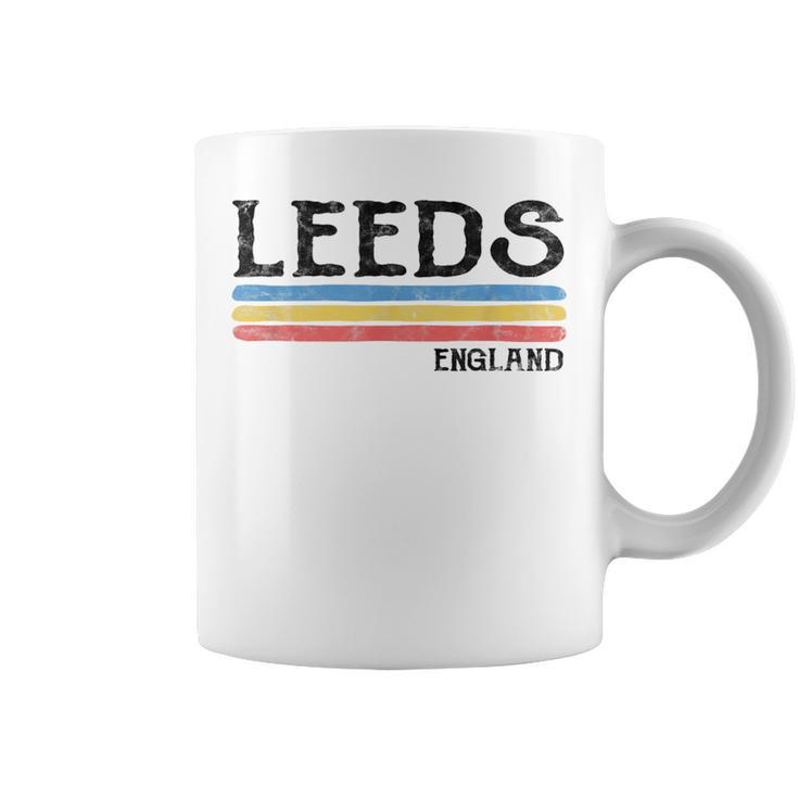 Vintage Leeds England Souvenir Coffee Mug