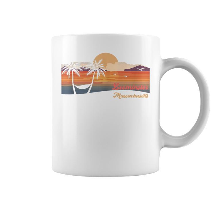 Vintage Leominster Massachusetts Beach Coffee Mug