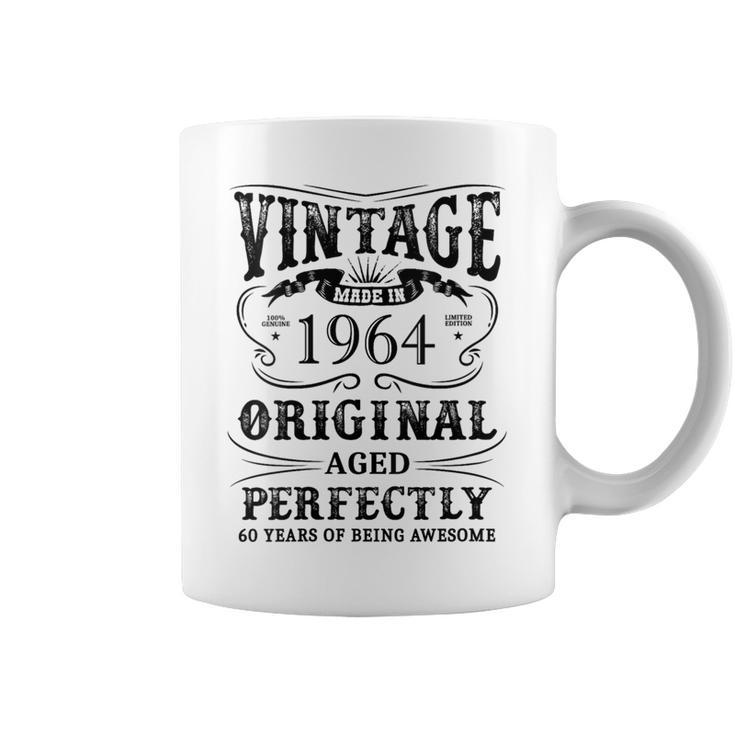 Vintage Made In 1964 60 Years Of Being Awesome Coffee Mug