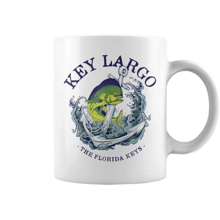 Vintage Mahi Mahi Key Largo Florida Coffee Mug