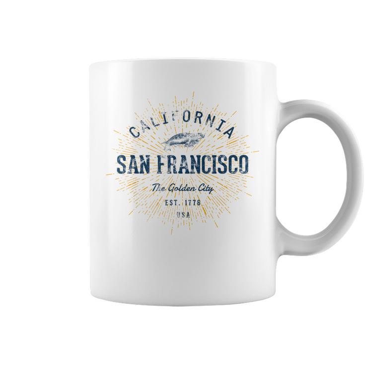 Vintage Retro San Francisco Coffee Mug