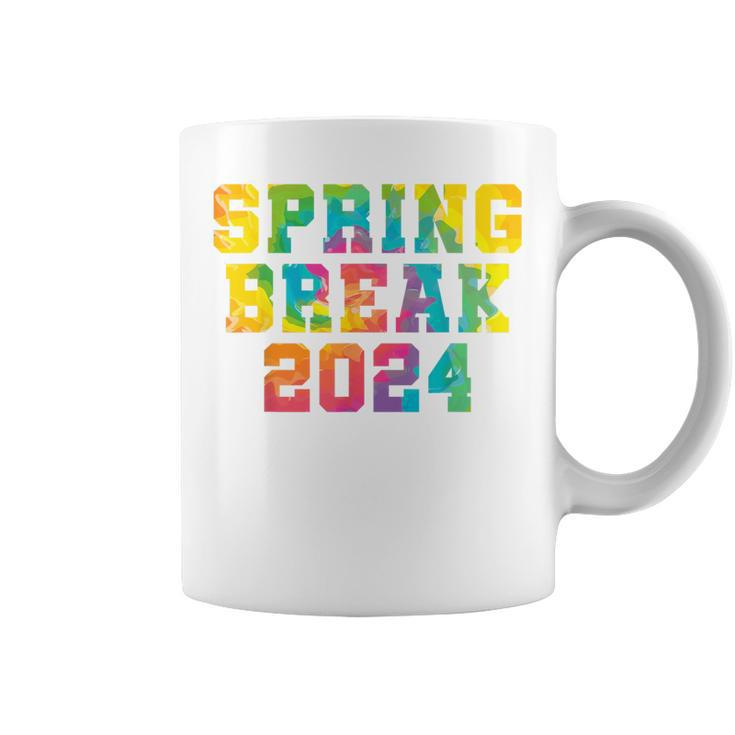 Vintage Spring Break 2024 Beach Week Group Vacation Coffee Mug