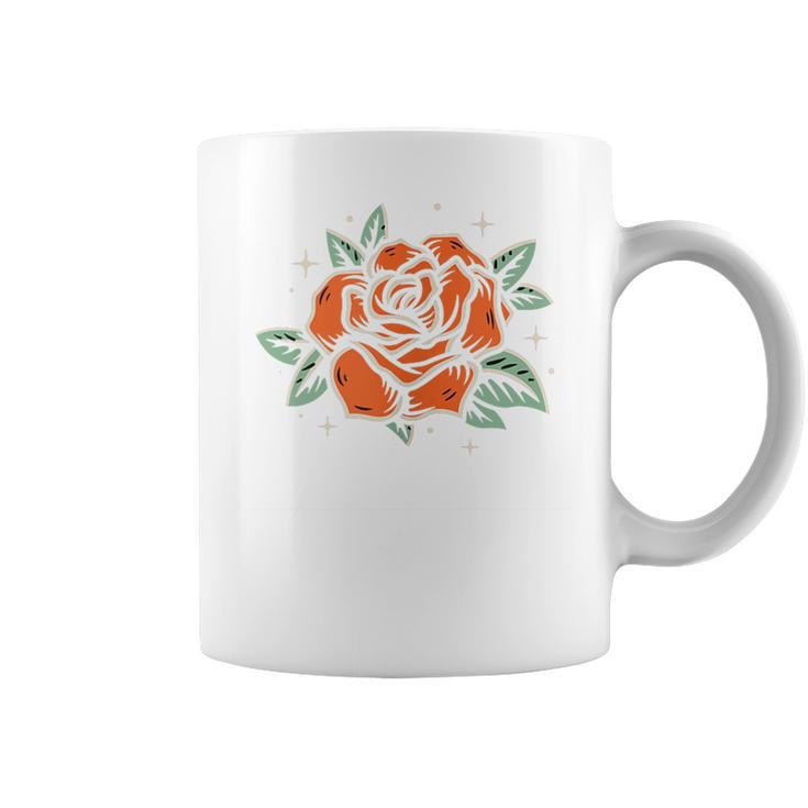 Vintage Tattoo Rose Flower Youth Coffee Mug