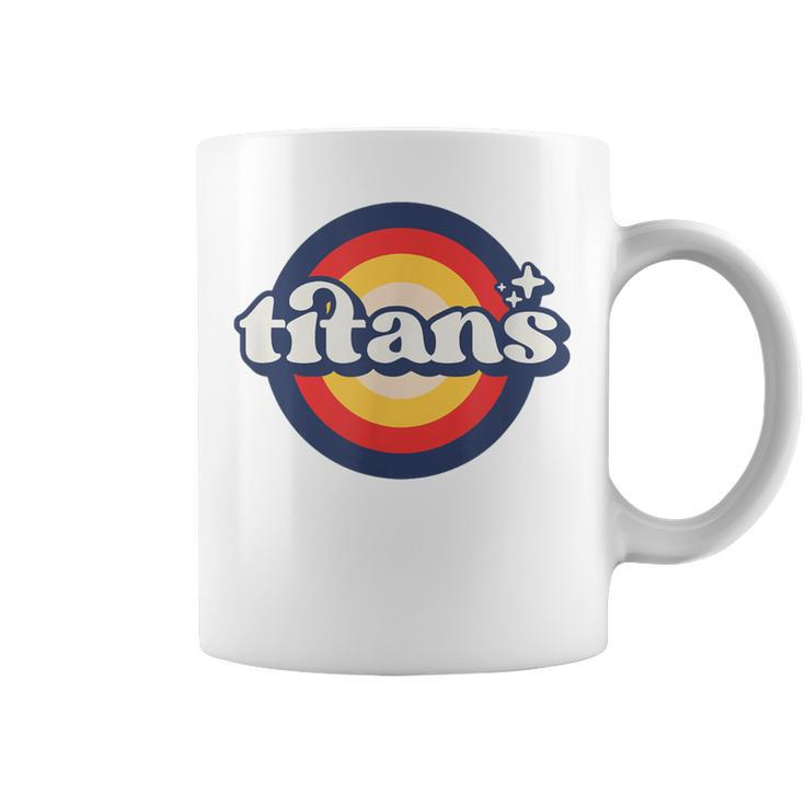Vintage Titans High School Spirit Go Titans Pride Coffee Mug
