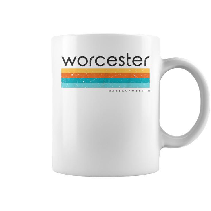 Vintage Worcester Massachusetts Ma Retro Coffee Mug