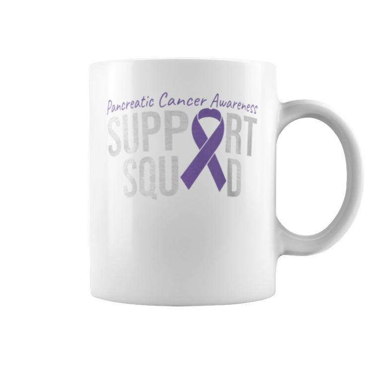 We Wear Purple Pancreatic Cancer Awareness Support Squad Coffee Mug