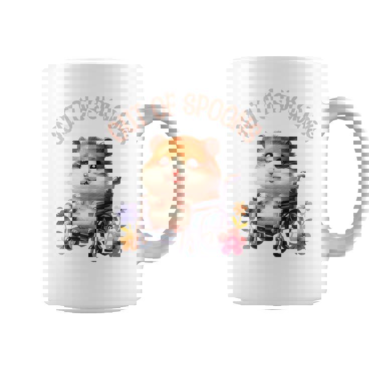 Wheelchair Chronic Pain Disability Awareness Spoonie Hamster Coffee Mug