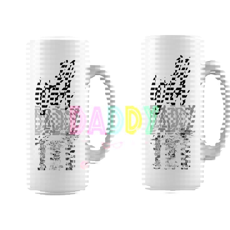 Wild Daddy Zoo Theme Birthday Safari Jungle Matching Party Coffee Mug
