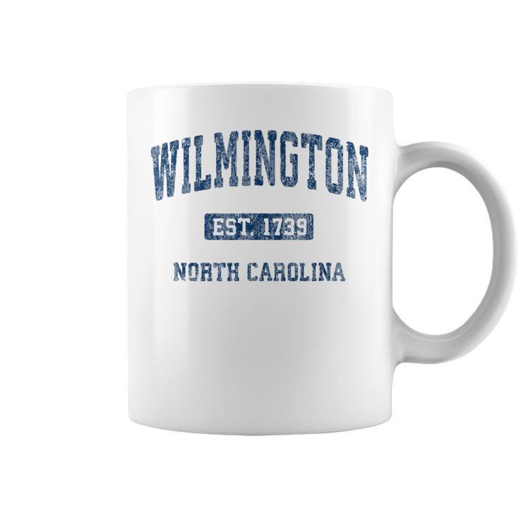Wilmington North Carolina Nc Vintage Athletic Sports Coffee Mug