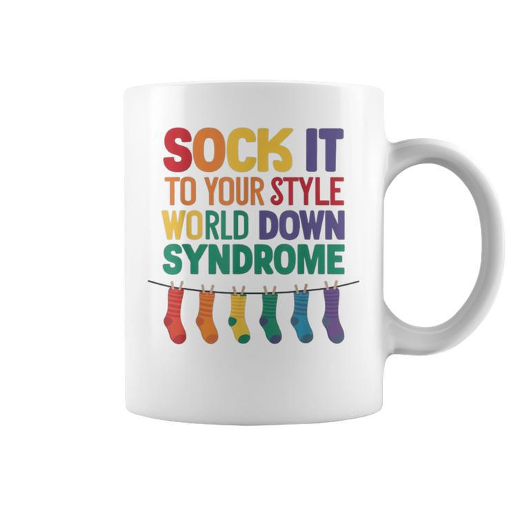 World Down Syndrome Day T21 March 2024 Awareness Socks Day Coffee Mug