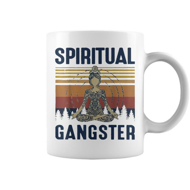 Yoga Girls Spiritual Gangsters Vintage Yoga Lover Coffee Mug