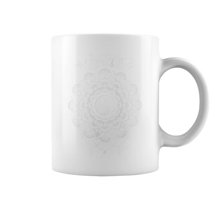 Zentastic Zen Yin Yang Meditation Mandala W Dangles Coffee Mug
