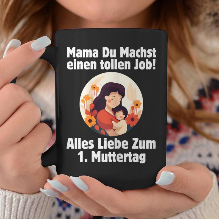 1 Muttertag Mama Du Machst Einen Tollen Job Baby Junge Tassen Lustige Geschenke