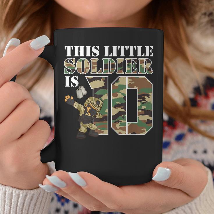 10 Year Old Boy Military Army 10Th Birthday Boy Coffee Mug Unique Gifts