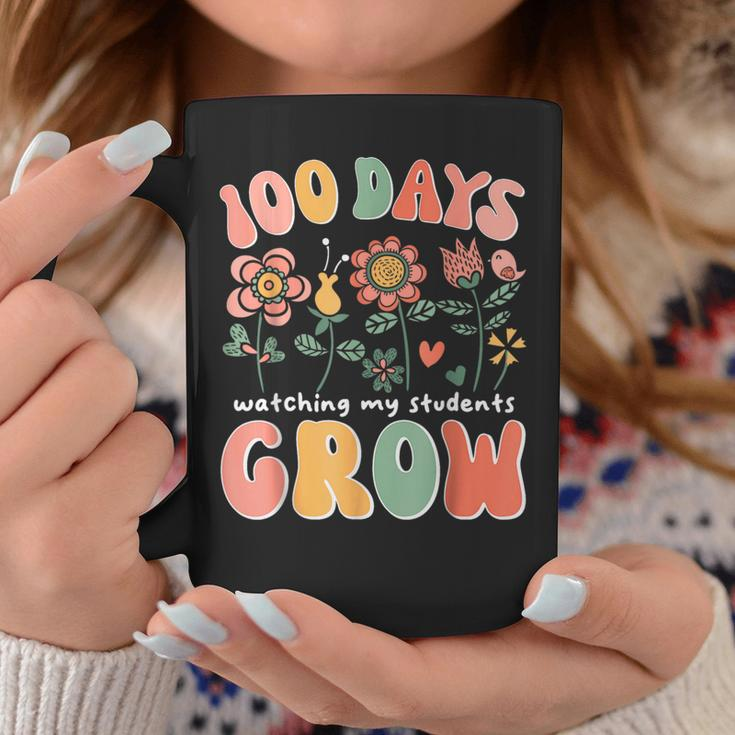 100 Day Watching My Students Grow 100 Days Of School Teacher Coffee Mug Funny Gifts