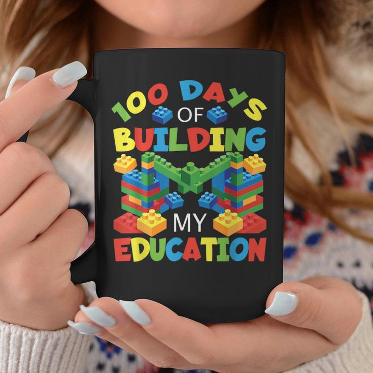 100 Days Of Building My Education Construction Block Coffee Mug Unique Gifts