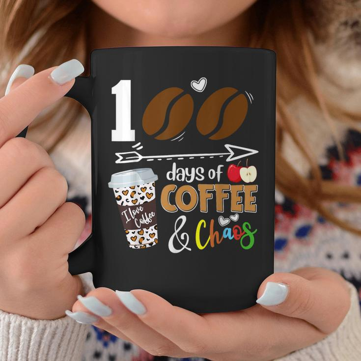 100 Days Of Coffee 100Th Day Of School For Teacher Student Coffee Mug Unique Gifts