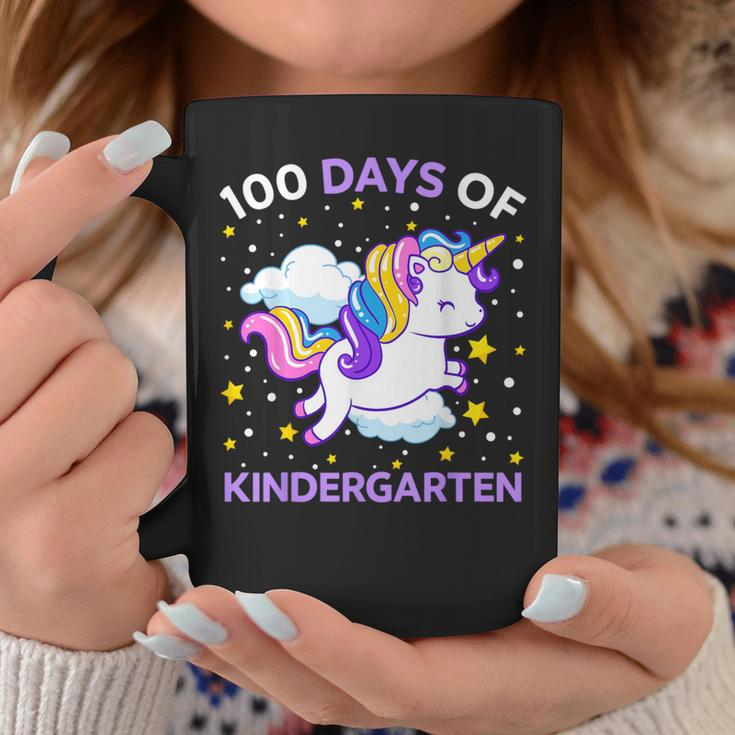 100 Days Of Kindergarten Unicorn Girls 100 Days Of School Coffee Mug Funny Gifts