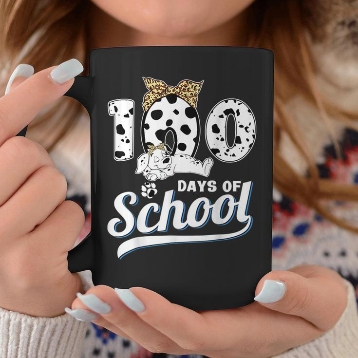 100 Days Of School Dalmatian Dog Boys Girls 100 Days Smarter Coffee Mug Unique Gifts