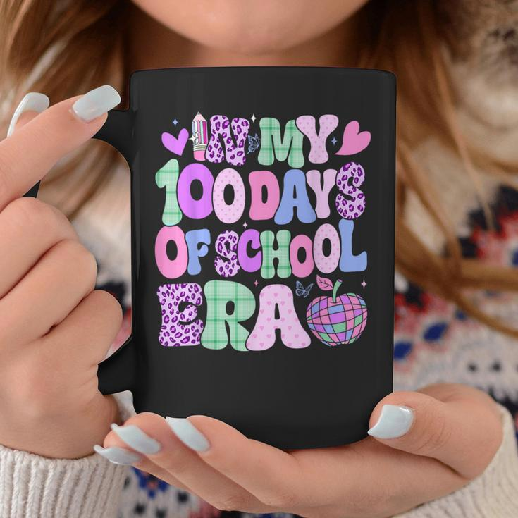 In My 100 Days Of School Era Groovy 100Th Day Of School 2024 Coffee Mug Unique Gifts