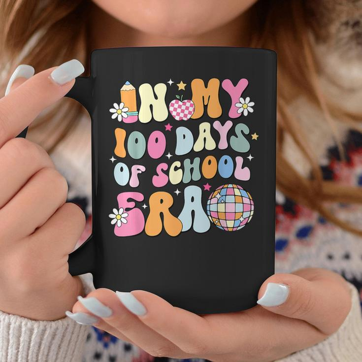 In My 100 Days Of School Era Groovy Retro Student Teacher Coffee Mug Funny Gifts