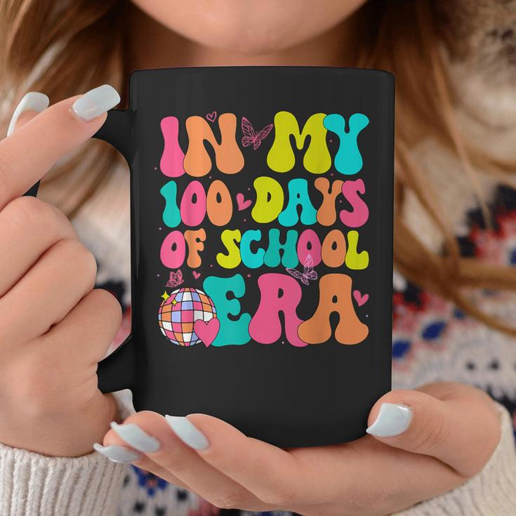 In My 100 Days Of School Era Student Teacher Groovy Retro Coffee Mug Unique Gifts