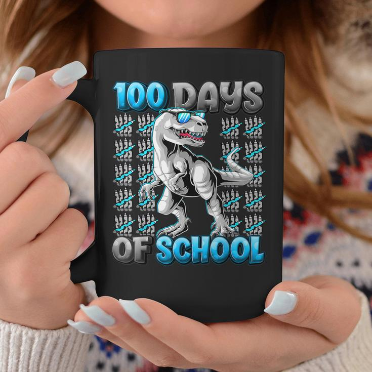100 Days Of School Trex 100 Days Smarter 100Th Day Of School Coffee Mug Unique Gifts