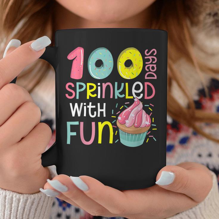 100 Days Sprinkled With Fun Cupcake 100Th Day Of School Girl Coffee Mug Unique Gifts