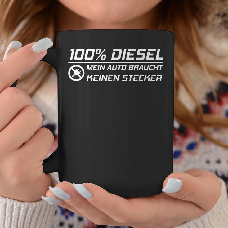 100 Diesel Mein Auto Braucht No Plug Anti E-Car Tassen Lustige Geschenke