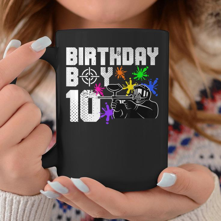 10Th Birthday Paintball Outdoor Sport 10 Year Old Coffee Mug Funny Gifts