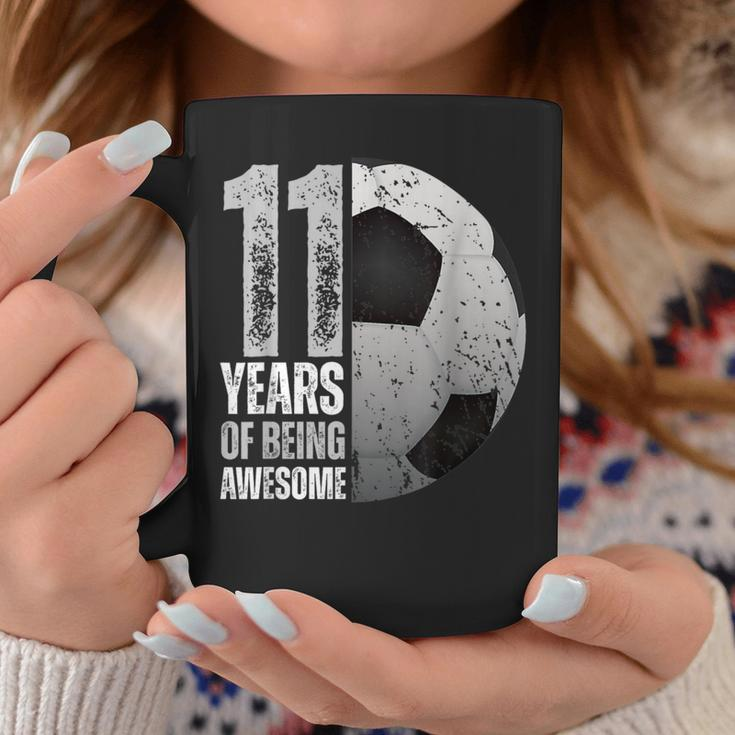 11 Year Old Soccer 11Th Birthday Player B-Day Party Coffee Mug Personalized Gifts